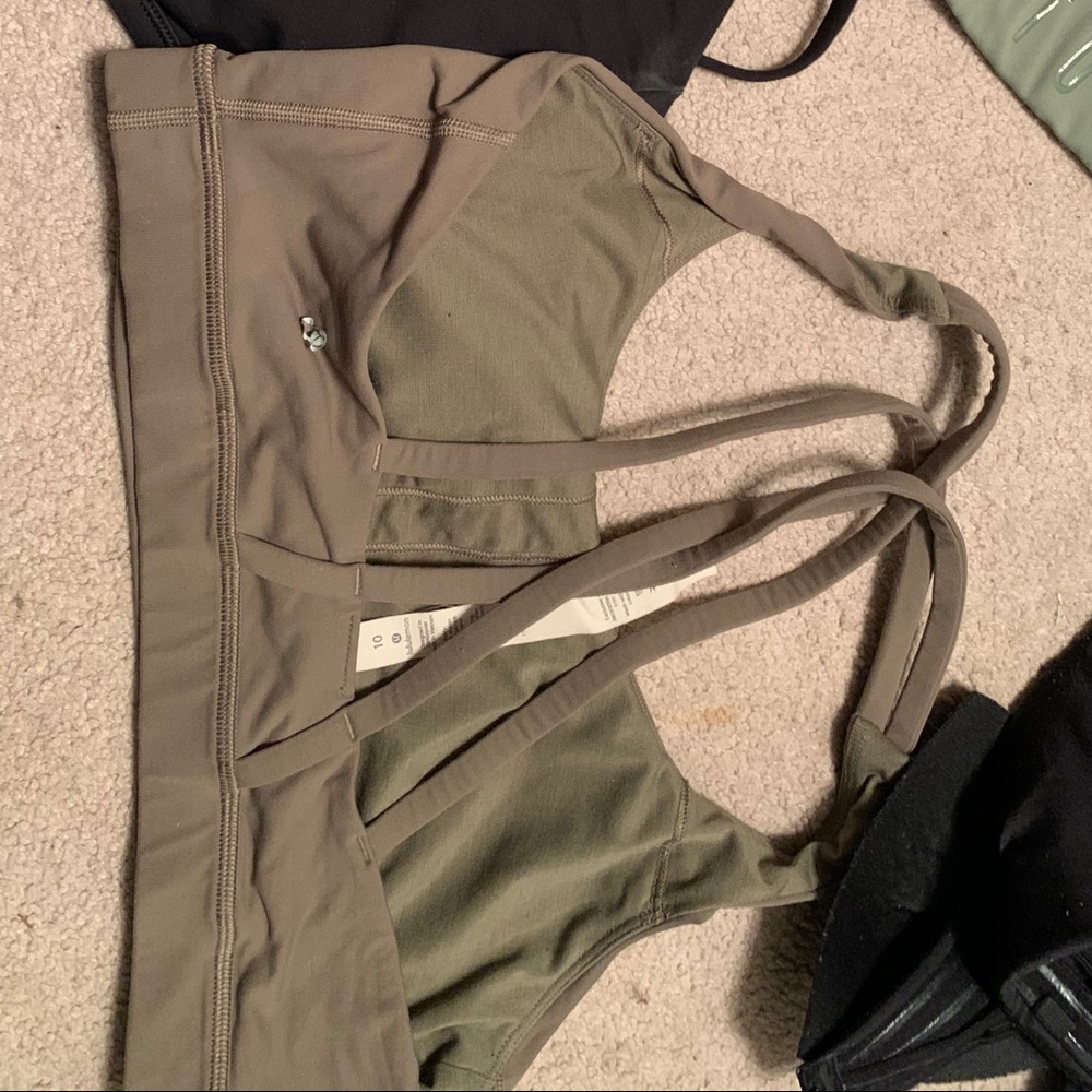 Lulu olive bra
